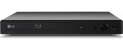 LG BP-350 Region Free Blu-ray Player, Multi Region Smart WiFi 110-240 Volts, 6FT HDMI Cable &amp; Dynastar Plug Adapter Bundle Package
