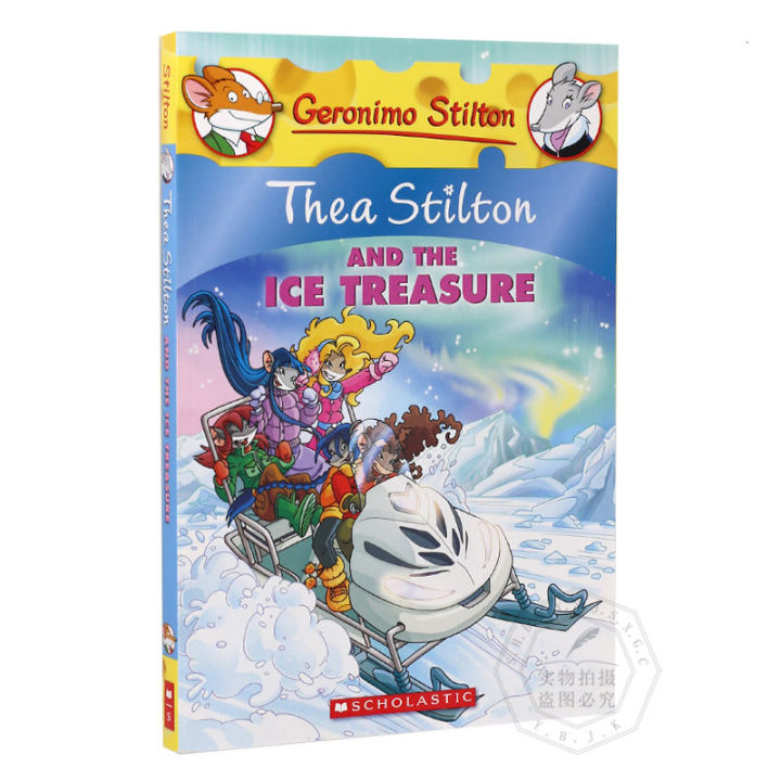 9-thea-stltonและice-treasure-theaและglacier-treasureหนังสือสำหรับเด็กการอ่านภาษาอังกฤษสำหรับเด็กปกอ่อนสีเต็มรูปแบบขั้นสูง