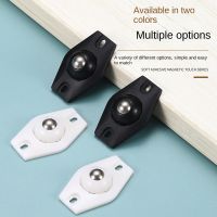 4 pcs/8 pcs Roller 360º Universal Wheels กล่องอุปกรณ์เสริม Roller Mini Swivel Paste Casters Stainless Steel Self Adhesive Pulley Mini Universal Pulley