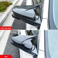 ‘；。【 Horn Shape ABS Carbon Fiber Style Rear View Side Mirror Cover Rearview Caps For Honda For Civic 10Th 2016 2017 2018 2019 2020