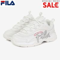 Special SALE~) FILA Unisex FILA RAY Script 1RM01149-926 Beige Shoes [Note-One Size up]