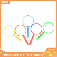 【Youer】 5pcs แว่นขยายขนาดเล็กแบบพกพาแว่นขยายพลาสติกของเล่นพัฒนาสำหรับเด็ก