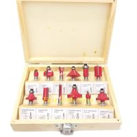 ++โปร ดอกทริมเมอร์ ดอกเราเตอร์ 2 หุน 12 ชิ้น ROUTER BIT SET ราคาถูก สว่าน สว่านไร้สาย สว่านไฟฟ้า ดอกสว่าน