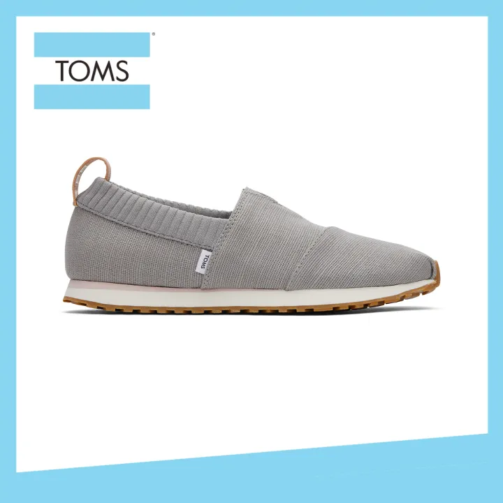 toms drizzle grey heritage canvas