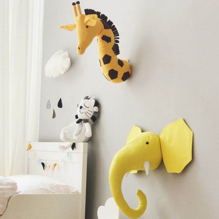 funny-kids-room-decoration-3d-animal-heads-wall-hanging-artwork-decor-for-baby-girs-nursery-room-decoration-cartoon-soft-install