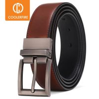 ☈✢ Men Reversible Casual High Quality Belt Man Genuine Leather Belt Male Strap Luxury Trouser Jeans Dress Belt For Men