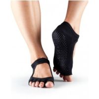 ถุงเท้าโยคะ ถุงเท้าพิลาทิส ยี่ห้อ Toesox - ถุงเท้าโยคะกันลื่น Socks Yoga with GRIP รุ่น BELLA ( Half Toe แบบเปิดนิ้ว )