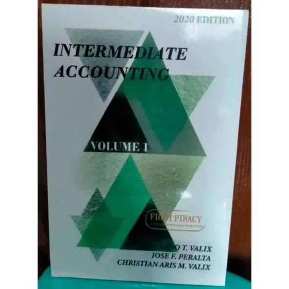 INTERMEDIATE ACCOUNTING 1 2020 Ed. By Valix | Lazada PH