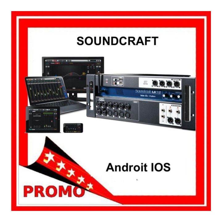 Digital Mixer Soundcraft Ui 16 For Android ORIGINAL Lazada Indonesia