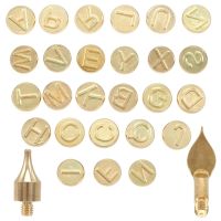 28 Pieces of Wooden Burning Tip Letters Wooden Burning Tools Personalized Sets,Used for Carving Craft Wood Burning DIY