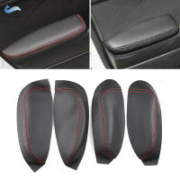 4Pcs Soft Leather Armrest Cover For Kia K3 Car Interior Door Armrest Panel Skin Cover Stickers Trim With Tools Accessories