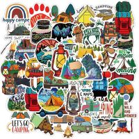 〖Margot decoration〗 10/30/50PCS Outdoor Travel Camping Graffiti Cartoon Stickers Luggage Guitar Laptop PVC Waterproof Kid Toys Cool Sticker Decal