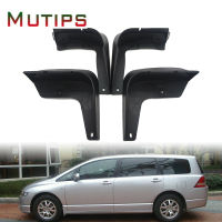 Mutips Car Front Rear Mudguards fender flares wheel cover accessories body kit For 2004 2005 2006 2007 2008 Honda Odyssey JDM