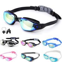 Professional Adult Anti Fog UV Protection PC Lens Men Women Swimming Goggles Waterproof Adjustable Silicone Glasses Eyewear