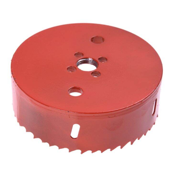 Red 110mm Diameter Hole Cutting Tool Bimetal Hole Saw Lazada.co.th