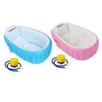 Inflatable Baby Bath Tub With Air Pump Toddlers Shower Basin Bathing Bath Tub Inflatable For Newborn For Ages 1 2 3 Traveling