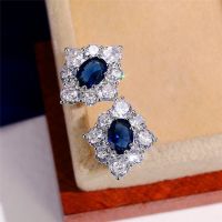 【YF】▨❏  Huitan Stud Earrings for Design Noble Ladys Ear Accessories Anniversary Jewelry