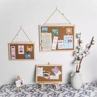 INS Cork BOARD ตกแต่งแขวนผนังกระดานข้อความหอพักไม้นุ่ม Pins กระดานข้อความพื้นหลัง Photo Wall decord