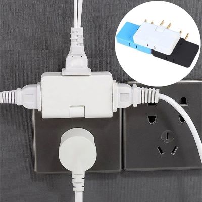 【NEW Popular】 Wall Outlet Extender 3 Way Flat Wall Outlet SplitterPlug Plug AdapterFolding Outlet Splitter สำหรับ Home Travle