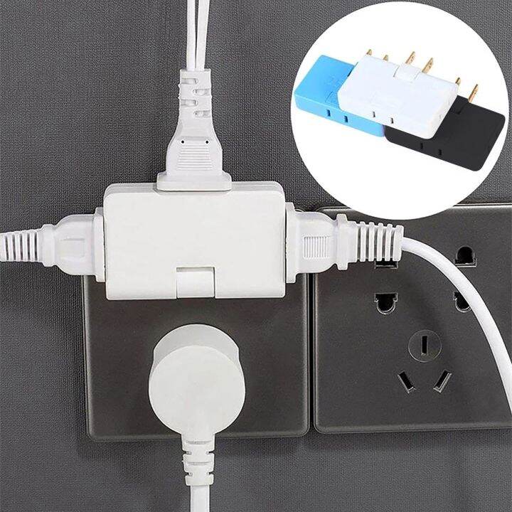 new-popular-wall-outlet-extender-3-way-flat-wall-outlet-splitterplug-plug-adapterfolding-outlet-splitter-สำหรับ-home-travle