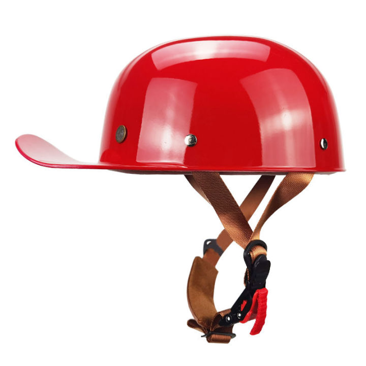 หมวกกันน็อคผู้ใหญ่รถโกคาร์ท-เล็กน้ำหนักเบา-abs-หมวกเบสบอลหมวกกันน็อคครึ่ง-หัวหัวรถจักรที่มีสีสัน