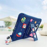 Carton Starry Sky Astronaut Tablet Case For IPad Mini Air 2 3 4 10.9 7th 8th 10.2 9.7 2017 2018 Cute Silicone Cover With Holder Cases Covers