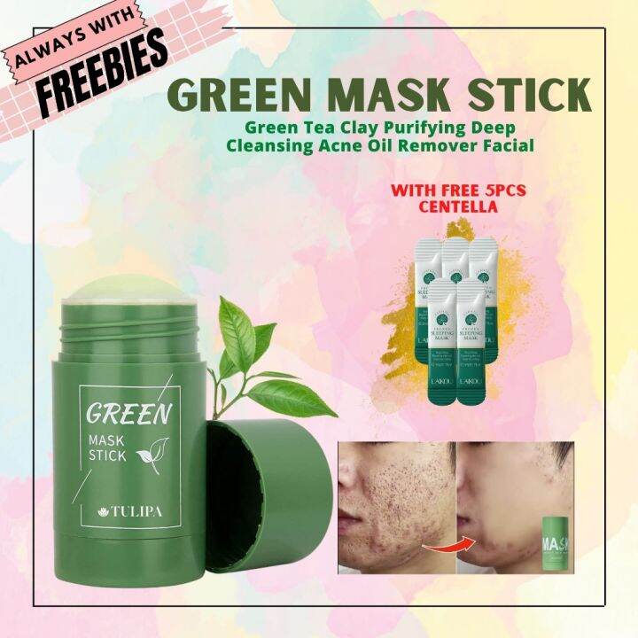 【Hot sales】 Original Green Tea Mask Stick Remove Blackheads Delicate