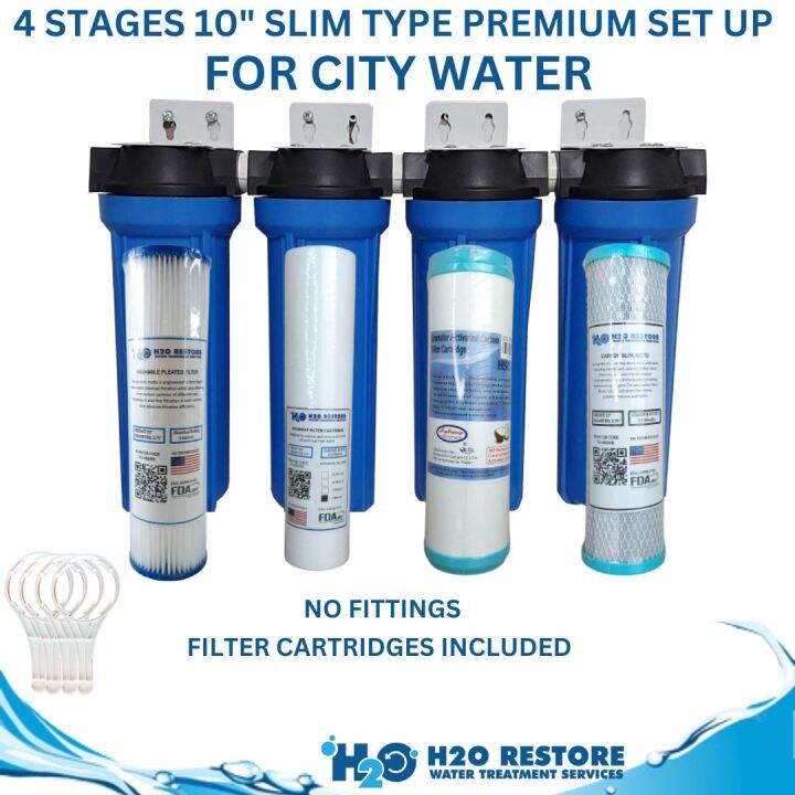 Water Filter 4 Stages Whole House Premium For City 10