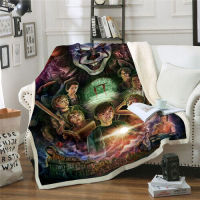 New film it clown soul 3D print Sherpa beads Blanket Sofa Cott quilt cover