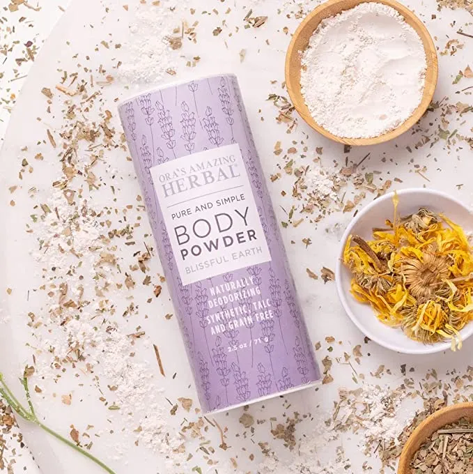 Body Powder, Talc Free Powder for Women, Talcum Powder, Blissful Earth