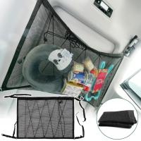 รถ Trunk เพดานเก็บกระเป๋าสุทธิหลังคาภายในกระเป๋าตาข่าย Cargo Breathable กระเป๋า Organizer กระเป๋าเดินทางเปลญวนสำหรับ Jeep Wrangler