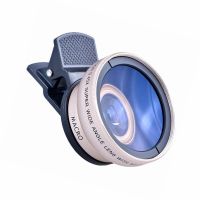 ORBMART Universal Clip Professional HD Camera Lens Kit 0.45x Super Wide Angle Lens + 12.5x Super Macro Lens Mobile Phone Lense