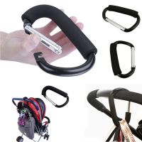 Baby Mutiple Stroller Accessories Hook Stroller Organizer Shopping Hooks Pram Hanger For Baby Car Buggy Accessoire Supermarket Shopping Hook Big Carabiner 14X8CM