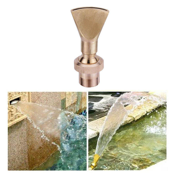 1/2 and 3/4 Inch or 1 Inch Brass Duckbill Shaped Fan Shaped Water