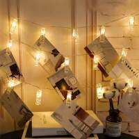 Holiday Lighting Usb Led Photo Peg Clip String Lights For Hanging Pictures Party Wedding Decor