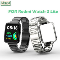 Migeet สายนาฬิกาโลหะสำหรับ Redmi Watch 2 Lite สแตนเลส Redmi สายรัดข้อมือโลหะสำรอง