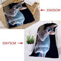 Custom Sphynx Cat Towel Microfiber Bath Towel Baech Towels Sport Drying Travel Towels 35X35cm35x75cm Towels