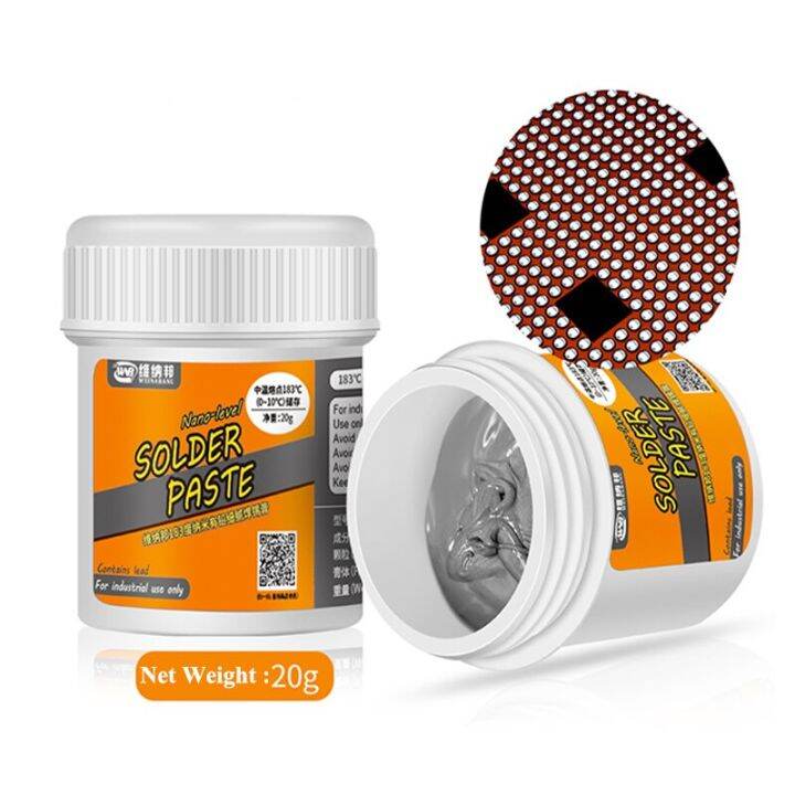 20g Leaded Solder Paste Flux Sn63/Pb37 Melting Point 183鈩?Tin Soldering