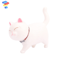 Dcapoknk 1PC CUTE MINI PVC Animation โมเดลตุ๊กตาแมวรูปของเล่นหัตถกรรมหัตถกรรม Deco