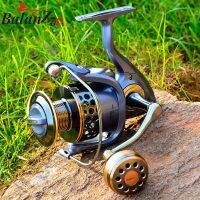 ZZOOI Balanzze Metal Fishing Reel Spinning Spare Spool Max Drag 46.3LBS/21KG Smooth Reliable Metal Spool 4000 Spinning Fishing Wheel