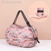 Foldable Storage Bag With Handle Portable Travel Camouflage Handbags 2023 New Large Capacity Shopping Bag