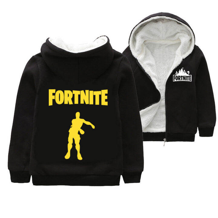 เสื้อแจ็คเก็ตขนแกะ-fortnites-สำหรับวัยรุ่นเด็กหญิงเด็กชายเสื้อผ้าเด็กเสื้อแจ็คเก็ตกันหนาวมีฮู้ดชุดขนแกะติดซิปหนาปะการังขนแกะเสื้อผ้าฤดูหนาว-t067-0000