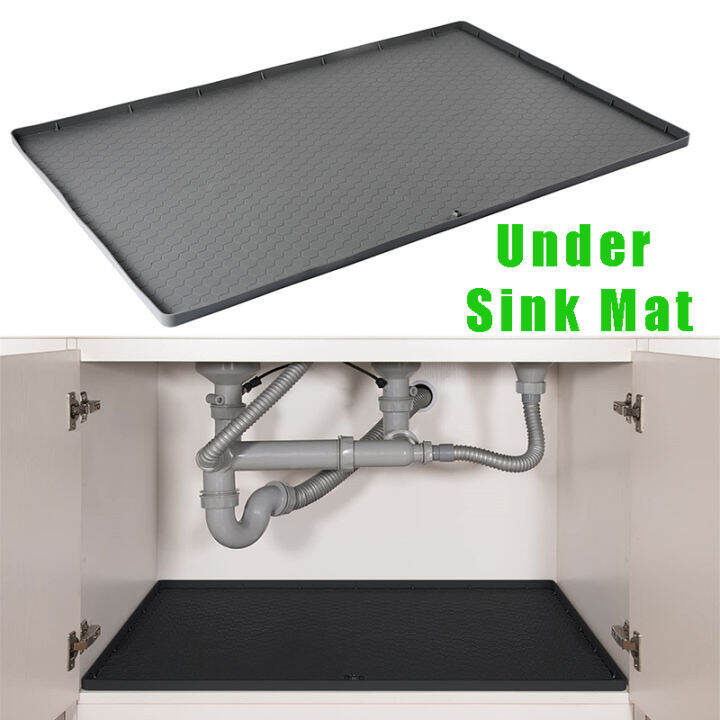 Kitchen Silicone Under Sink Liner Mat Waterproof Antislip for Kitchen