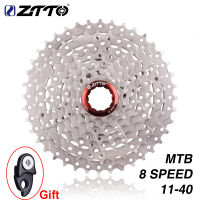 ZTTO 8วินาทีเทปคาสเซ็ต11-40ครั้ง Freewheel 8ความเร็วเหล็กมู่เล่สำหรับชิ้นส่วน M410 K7 X4 MTB จักรยานเสือภูเขาจักรยานส่วน