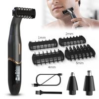 Intimate Areas Haircut Precision Shaver Men Bikini Line Sensitive Razor Balls Eggs Pubic Hair Shaving Trimmer Face Beard Clipper