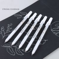 1 Pcs High Gloss Pen Marker Hook Line Pen Signature Hand-painted Mark Cartoon Sketch Pen White Paint Painting Tools Set Highlighters Markers