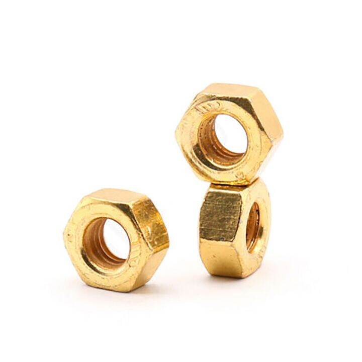 10-20-50pcs-m2-m2-5-m3-m4-m5-m6-hex-nuts-titanium-plating-gold-carbon-steel-hexagon-nuts-fasteners-hardware-tools-nails-screws-fasteners