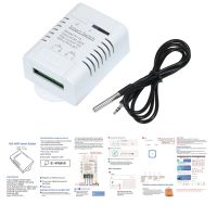 EWElink WiFi Smart Temperature Switch Temperature Monitor Switch Module +RF Remote 16A 3000W Fit For Google Home Alexa