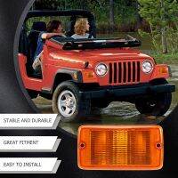 2Pcs Turn Signal Light for 2001-2006 Wrangler (TJ) Plastic Lens LH &amp; RH 55156488AB 55156489AB
