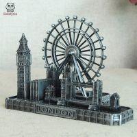 BOLAFYNIA Paris Metal London Eye Big Ben Tower Bridge Church model toy children toy for Christmas birthday gift crafts